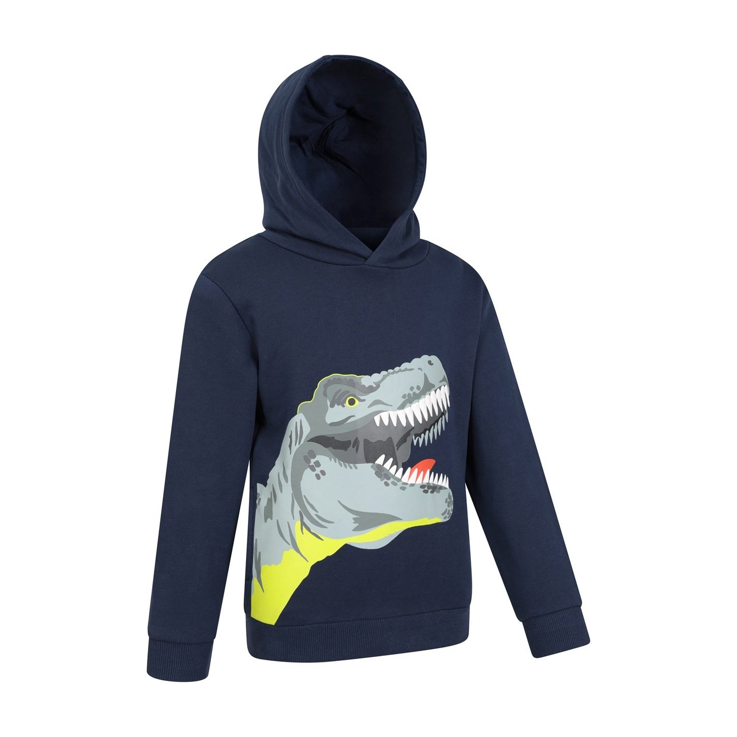 Navy - Lifestyle - Mountain Warehouse Childrens-Kids Puff Dinosaur Organic Hoodie