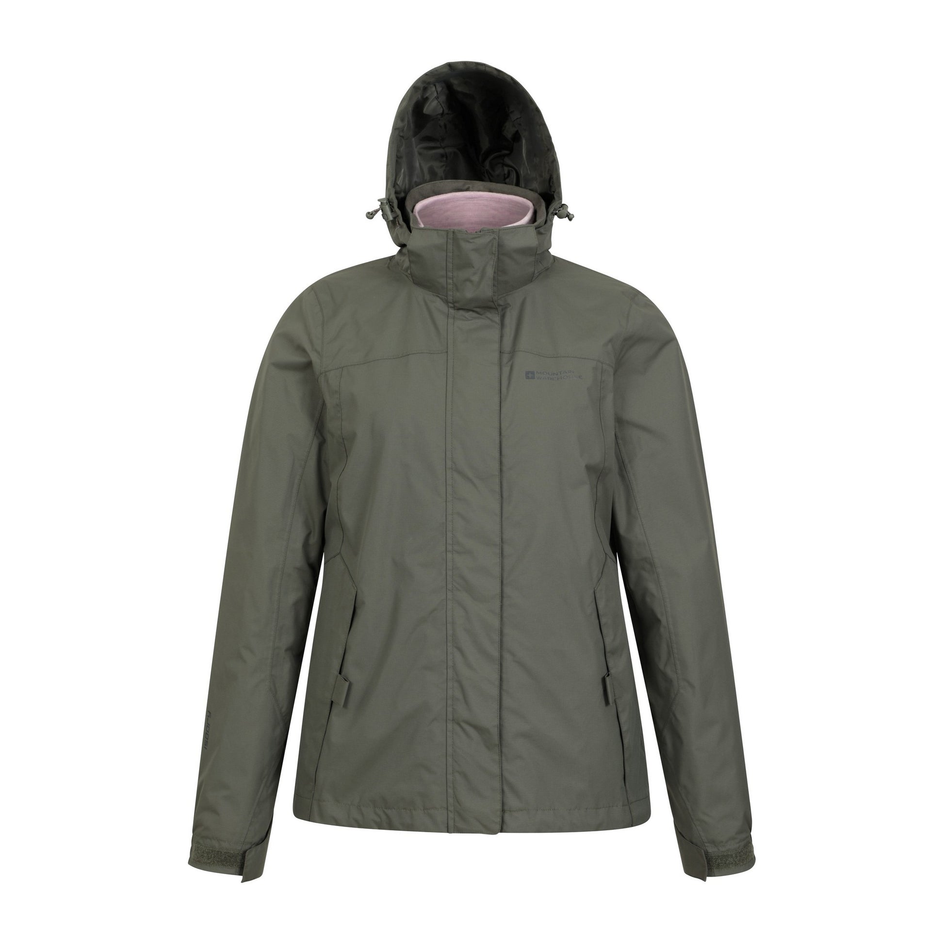 Green - Front - Mountain Warehouse Womens-Ladies Storm 3 in 1 Waterproof Jacket