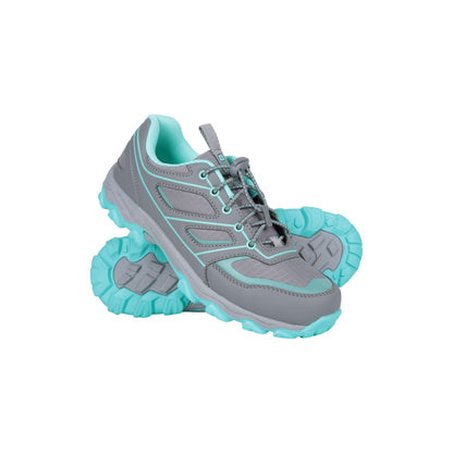 Charcoal - Front - Mountain Warehouse Childrens-Kids Approach Running Trainers