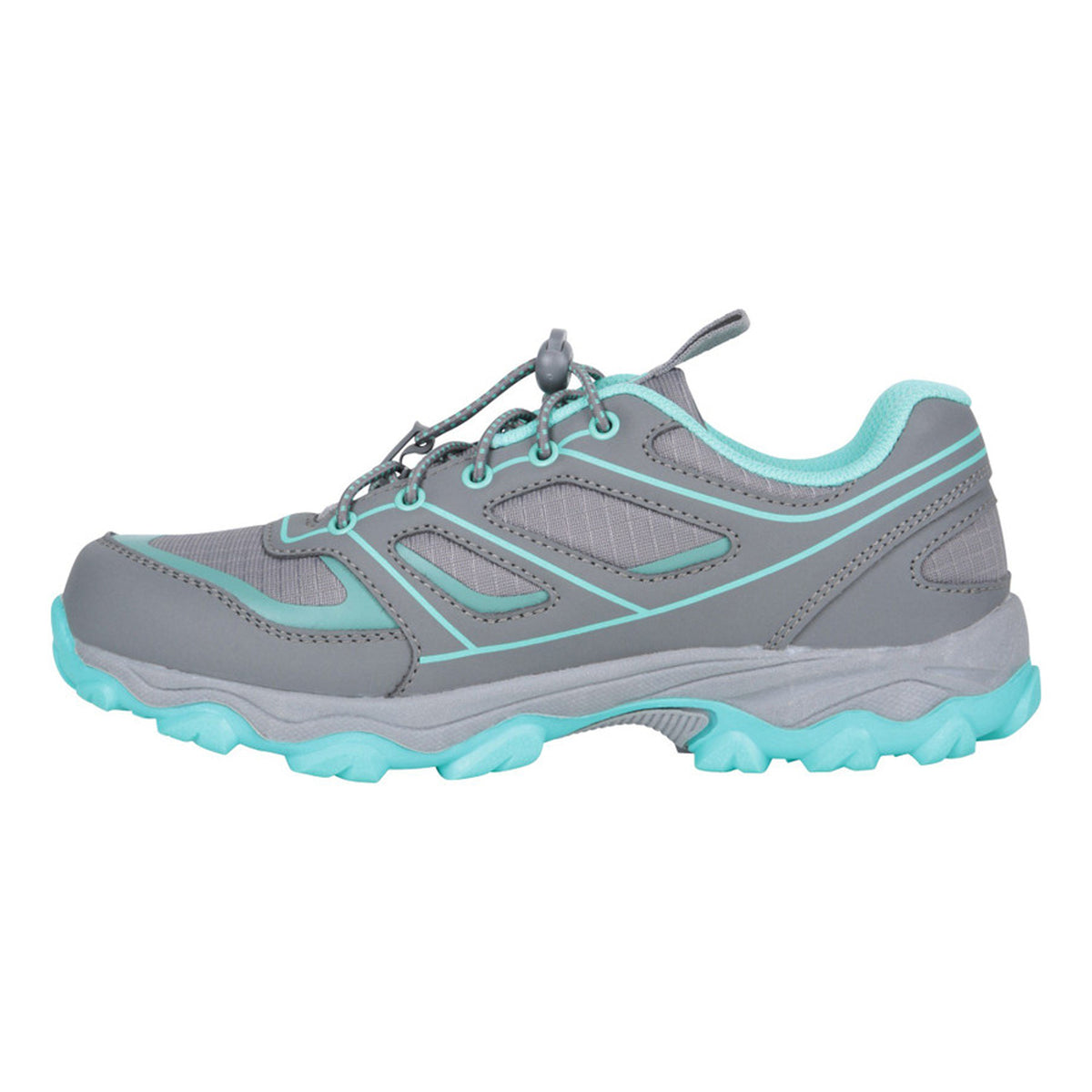 Charcoal - Lifestyle - Mountain Warehouse Childrens-Kids Approach Running Trainers