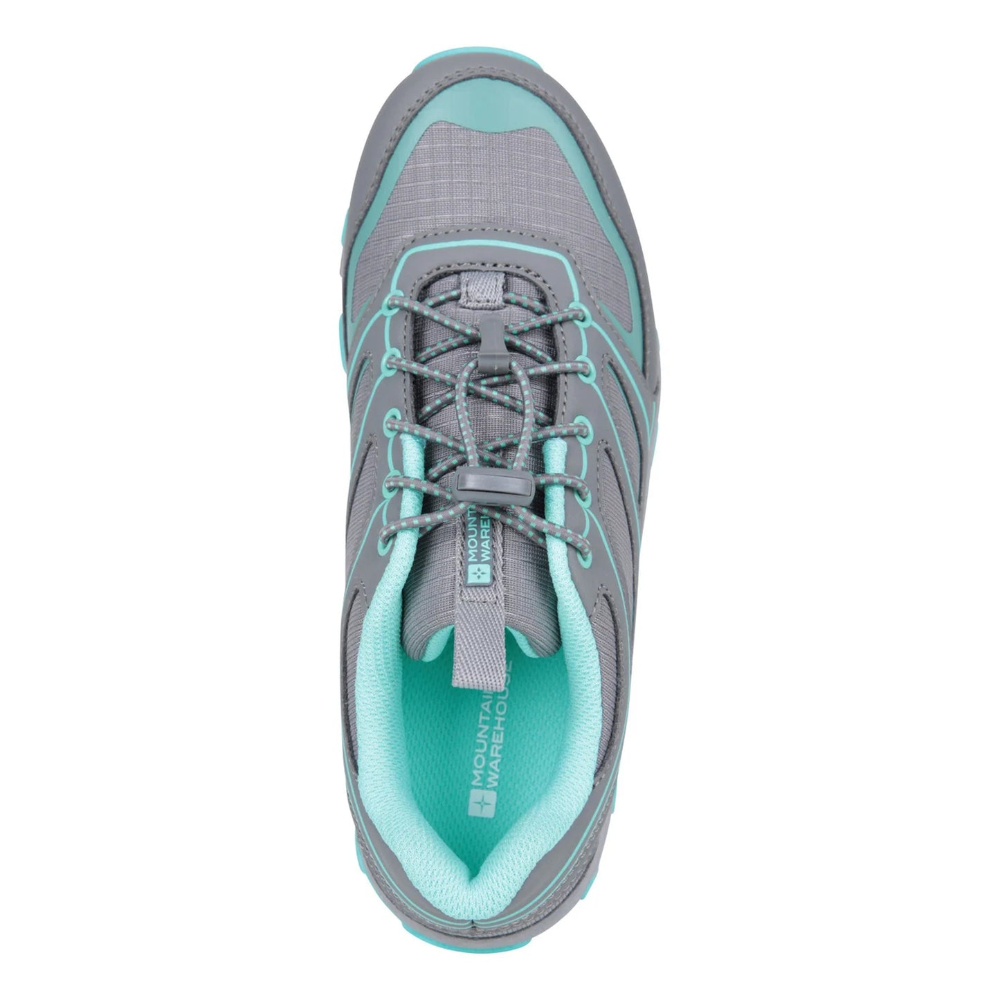 Charcoal - Pack Shot - Mountain Warehouse Childrens-Kids Approach Running Trainers