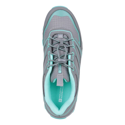 Charcoal - Pack Shot - Mountain Warehouse Childrens-Kids Approach Running Trainers