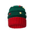 Green-Red-Yellow - Front - Mountain Warehouse Christmas Tree Beanie