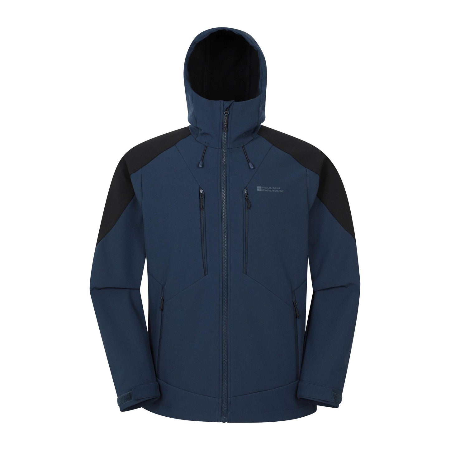 Cobalt - Front - Mountain Warehouse Mens Radius Recycled Soft Shell Jacket