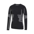 Black - Side - Mountain Warehouse Mens Quiver II Base Layer Top