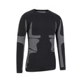 Black - Lifestyle - Mountain Warehouse Mens Quiver II Base Layer Top