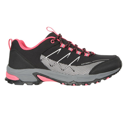Black - Back - Mountain Warehouse Womens-Ladies Annapurna Softshell Running Trainers