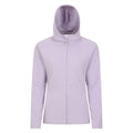 Purple - Front - Mountain Warehouse Womens-Ladies Camber Hooded Fleece