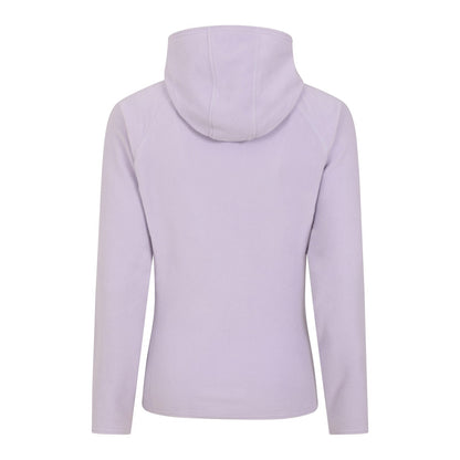Purple - Back - Mountain Warehouse Womens-Ladies Camber Hooded Fleece