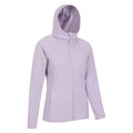 Purple - Side - Mountain Warehouse Womens-Ladies Camber Hooded Fleece
