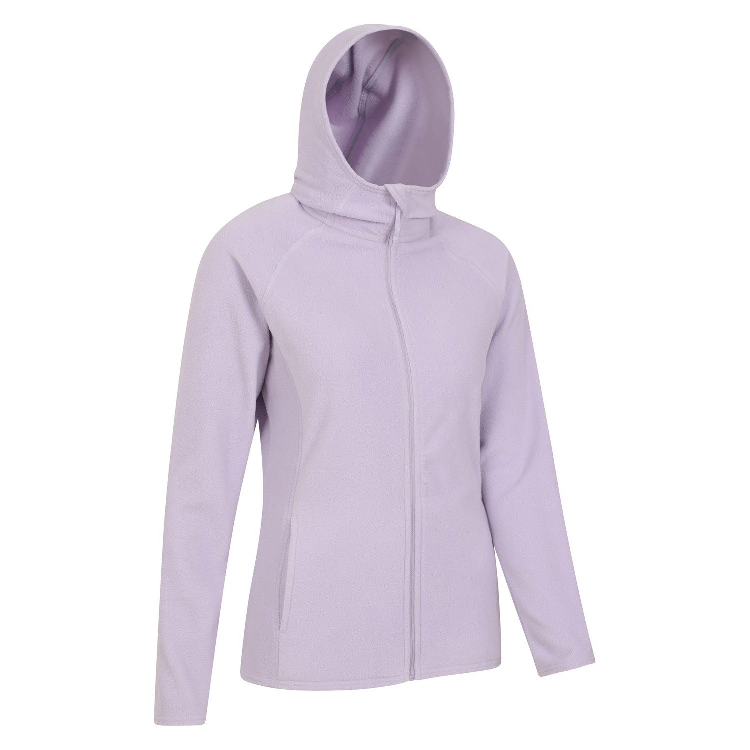 Purple - Side - Mountain Warehouse Womens-Ladies Camber Hooded Fleece