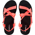 Fluoro Peach - Front - O´Neill Womens-Ladies Wedge Touch Fasten Sandals
