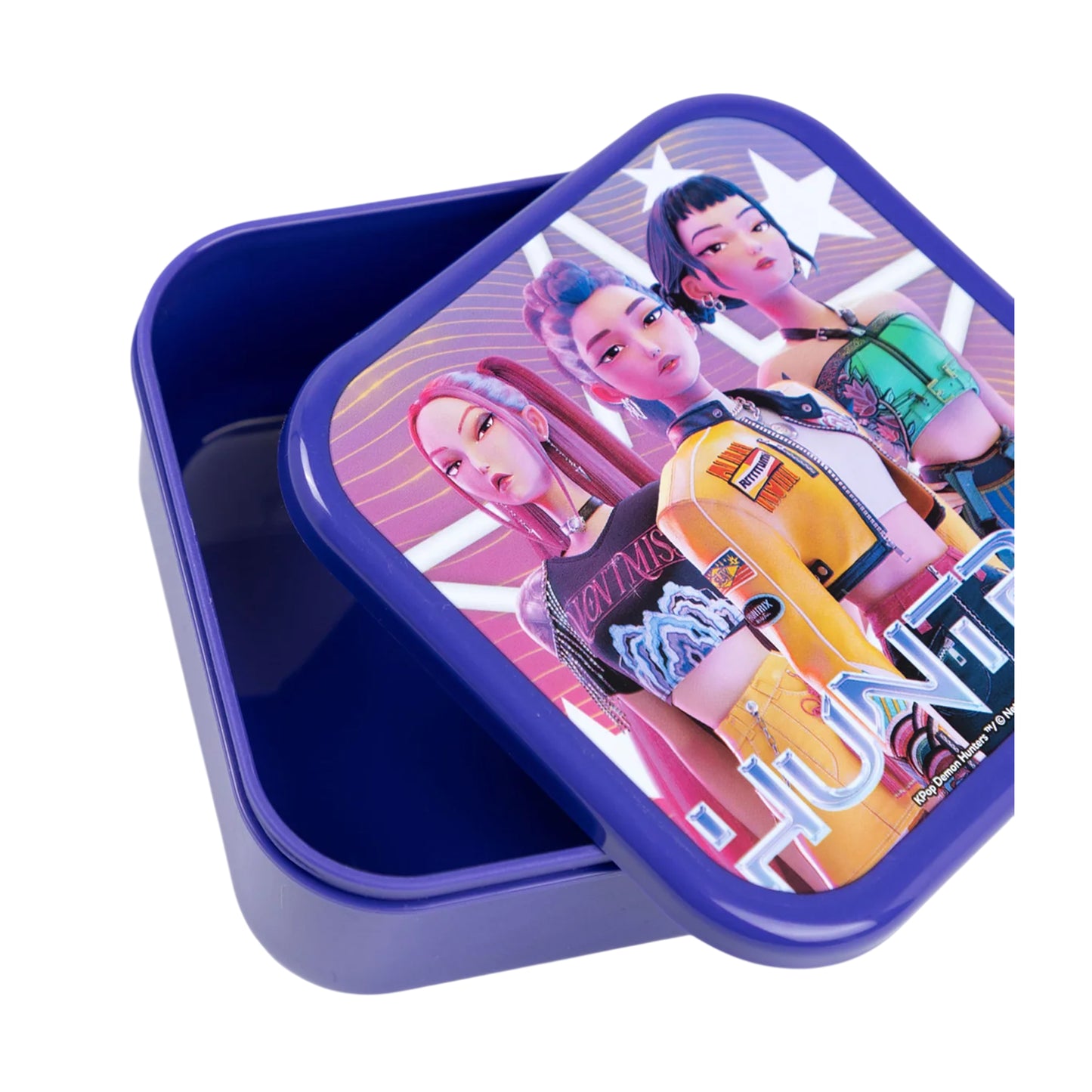 Multicoloured Print - Lifestyle - K-Pop Demon Hunters Girls Characters Lunch Bag and Bottle Set