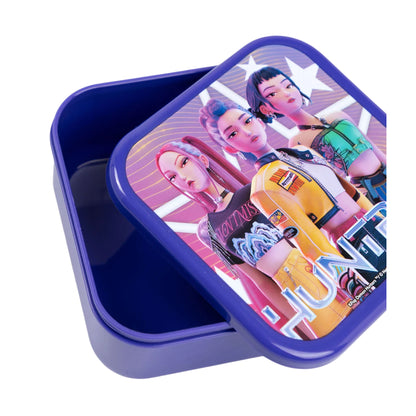 Multicoloured Print - Lifestyle - K-Pop Demon Hunters Girls Characters Lunch Bag and Bottle Set