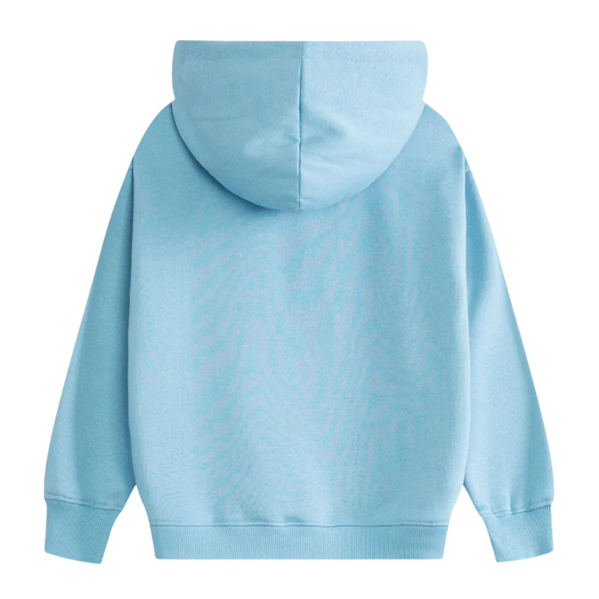 Blue - Back - Fortnite Childrens-Kids Skull Trooper Logo Hoodie