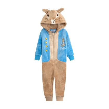 Blue - Front - Peter Rabbit Childrens-Kids Character Sleepsuit
