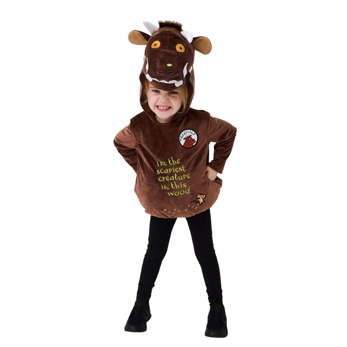 Brown - Front - The Gruffalo Childrens-Kids Gruffalo Costume