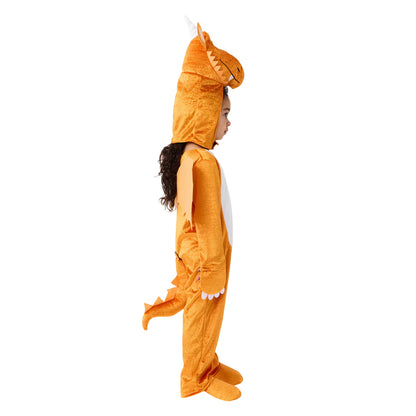 Orange Zest - Side - The Gruffalo Childrens-Kids Zog 3D Costume