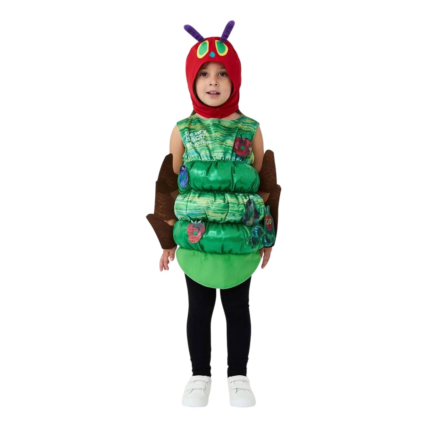 Green - Front - The Very Hungry Caterpillar Childrens-Kids Eric Carle Costume Set