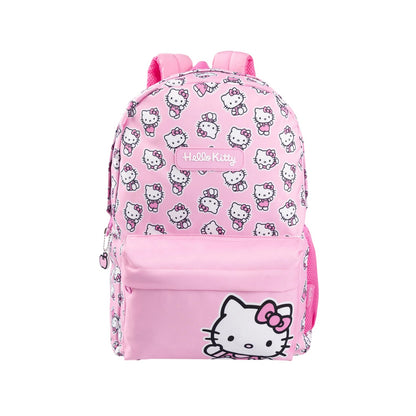 Pink - Front - Hello Kitty Girls All-Over Print Backpack