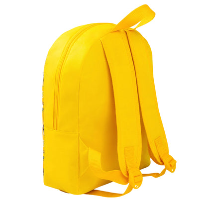 Yellow - Back - Paw Patrol Childrens-Kids Rubble Backpack