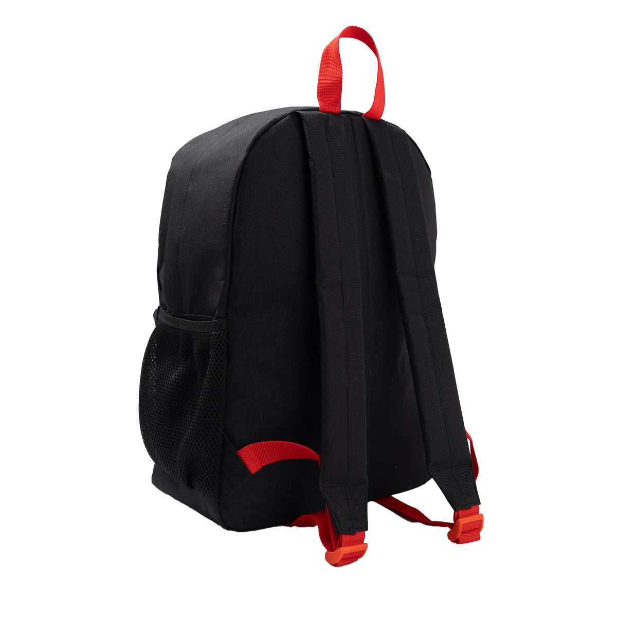 Black - Back - Stranger Things Hellfire Club Graphic Print Polyester Backpack