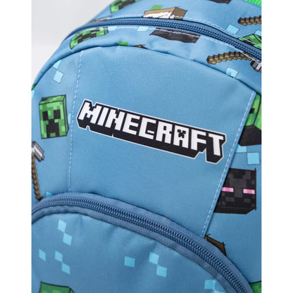Blue - Lifestyle - Minecraft Childrens-Kids Characters Backpack