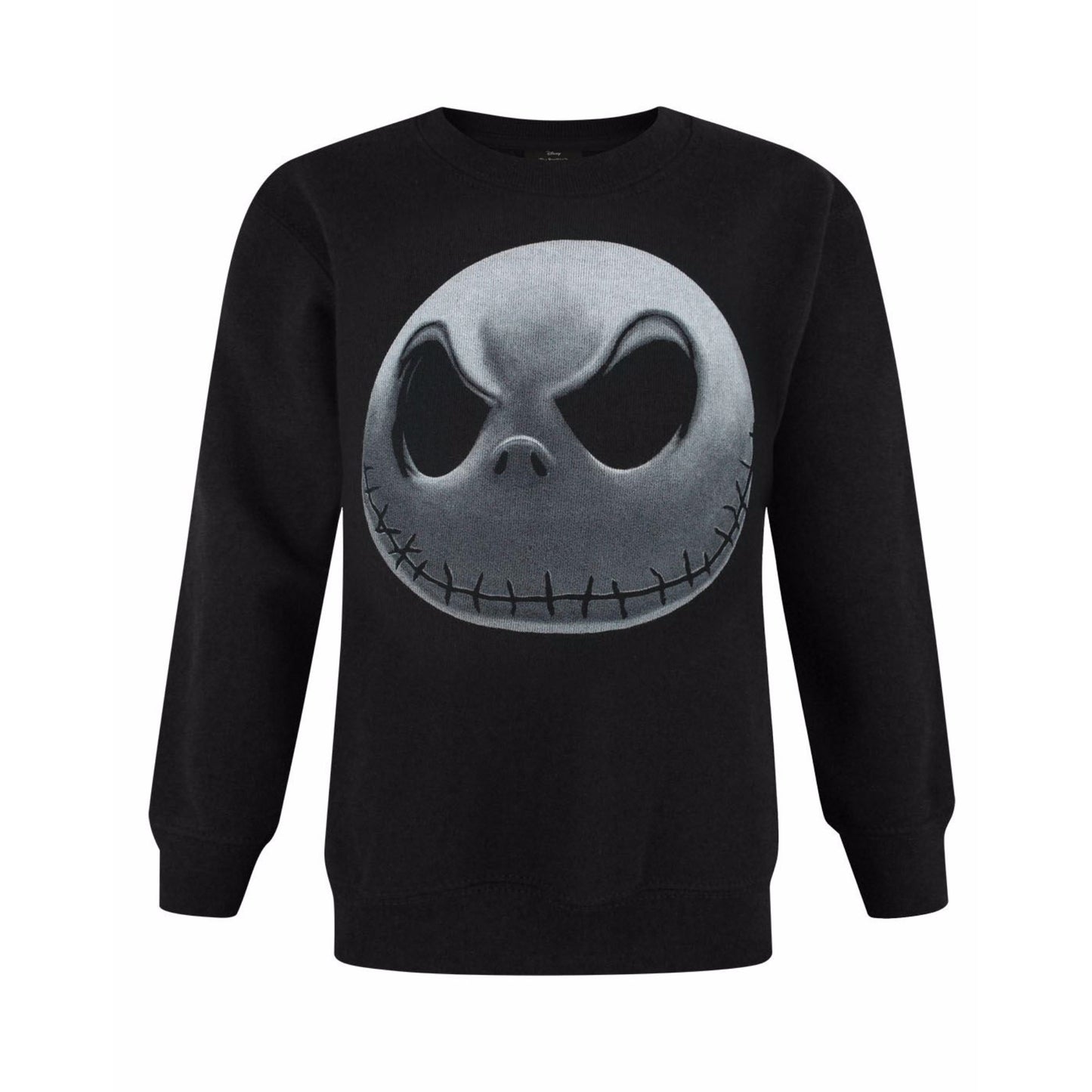 Black-White - Front - Nightmare Before Christmas Childrens-Boys Jack Skellington Sweatshirt