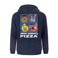 Dark Navy - Front - Five Nights At Freddys Childrens-Boys Official Character Panels Hoodie