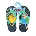 Multicoloured - Front - Adventure Time Childrens-Kids Finn And Jake Flip Flops