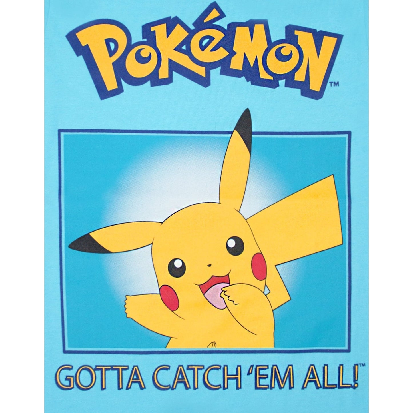 Blue - Side - Pokemon Childrens Boys Pikachu T-Shirt