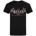 Black - Front - Batman Mens Arkham Knight T-Shirt