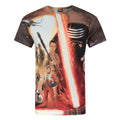 Multicoloured - Front - Star Wars Mens Force Awakens Heroes & Villains Sublimation T-Shirt