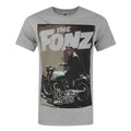 Grey - Front - Happy Days Mens The Fonz T-Shirt