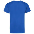 Blue - Back - Superman Mens Man Of Steel Logo T-Shirt