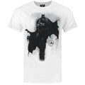 White - Front - Arkham City Mens Batman Tower T-Shirt