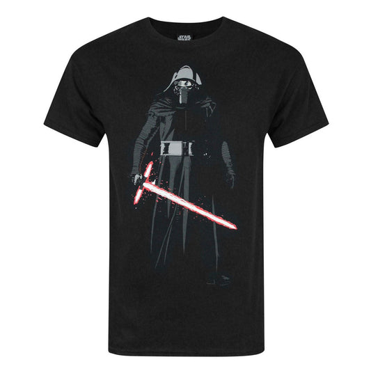 Black - Front - Star Wars Mens The Force Awakens Kylo Ren T-Shirt