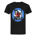 Black - Front - The Who Mens Classic Target T-Shirt