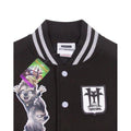 Black - Back - Hotel Transylvania Childrens Boys Varsity Jacket