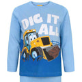 Blue - Back - JCB Childrens Boys Dig It All Pyjamas
