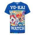 Multicoloured - Front - Yo-Kai Watch Childrens Boys Panel T-Shirt