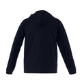 Blue - Back - Superman Womens-Ladies Man Of Steel Logo Hoodie
