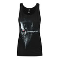 Black - Front - Terminator Womens-Ladies Genisys Logo Sleeveless Vest
