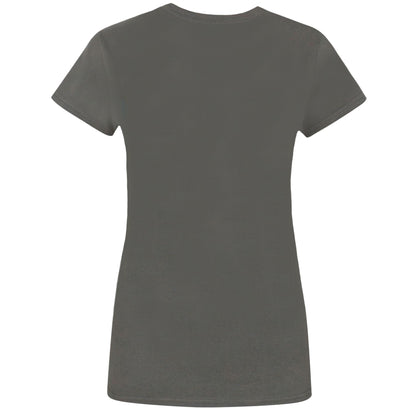 Charcoal - Back - Star Wars Womens-Ladies Boba Fett Comic T-Shirt