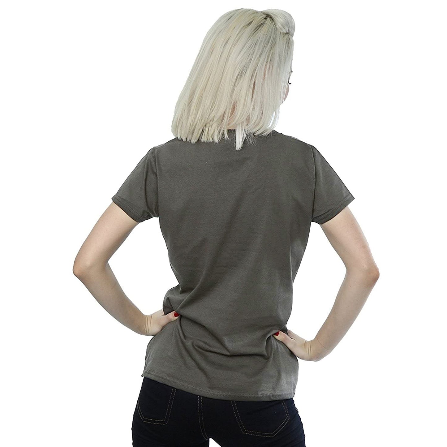 Charcoal - Lifestyle - Star Wars Womens-Ladies Boba Fett Comic T-Shirt