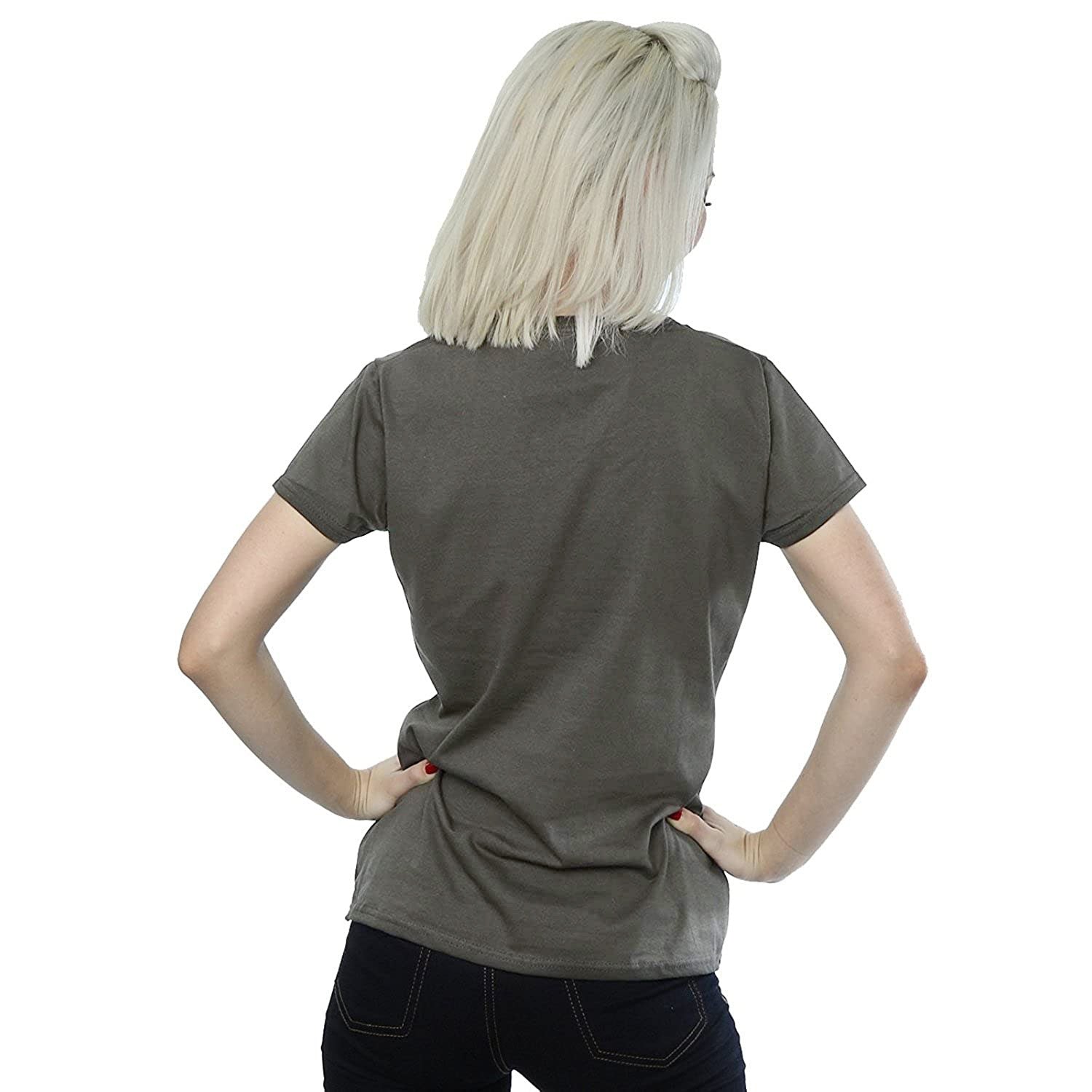 Charcoal - Lifestyle - Star Wars Womens-Ladies Boba Fett Comic T-Shirt