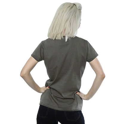 Charcoal - Lifestyle - Star Wars Womens-Ladies Boba Fett Comic T-Shirt