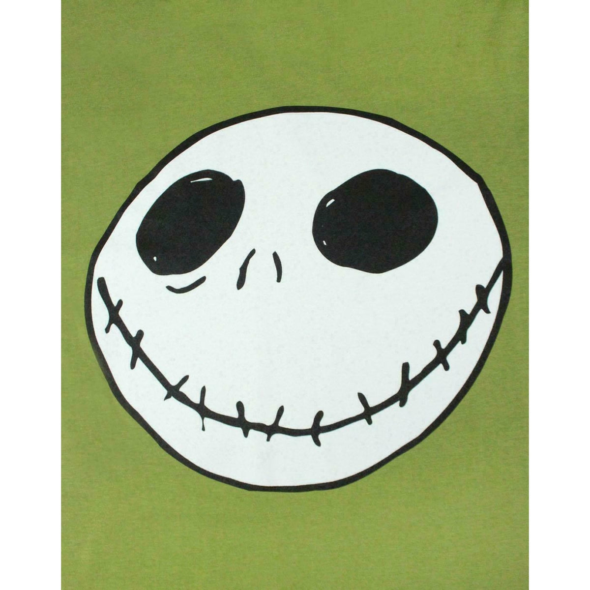 Green - Back - Nightmare Before Christmas Womens-Ladies Jack Reverse Seam T-Shirt
