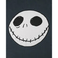 Charcoal - Side - Nightmare Before Christmas Womens-Ladies Jack Reverse Seam T-Shirt