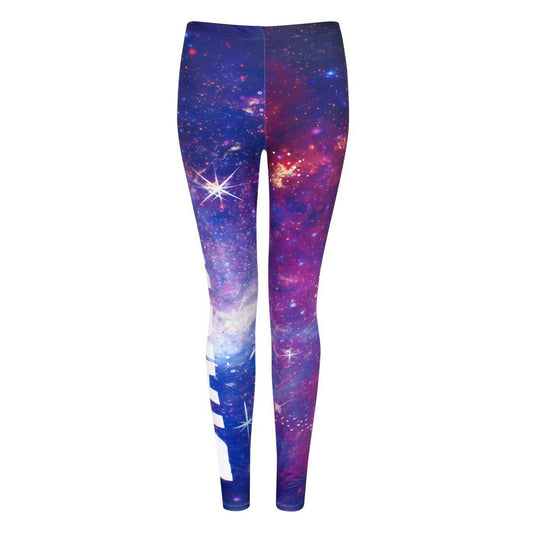 Multicoloured - Front - Star Wars Womens-Ladies Cosmic Leggings